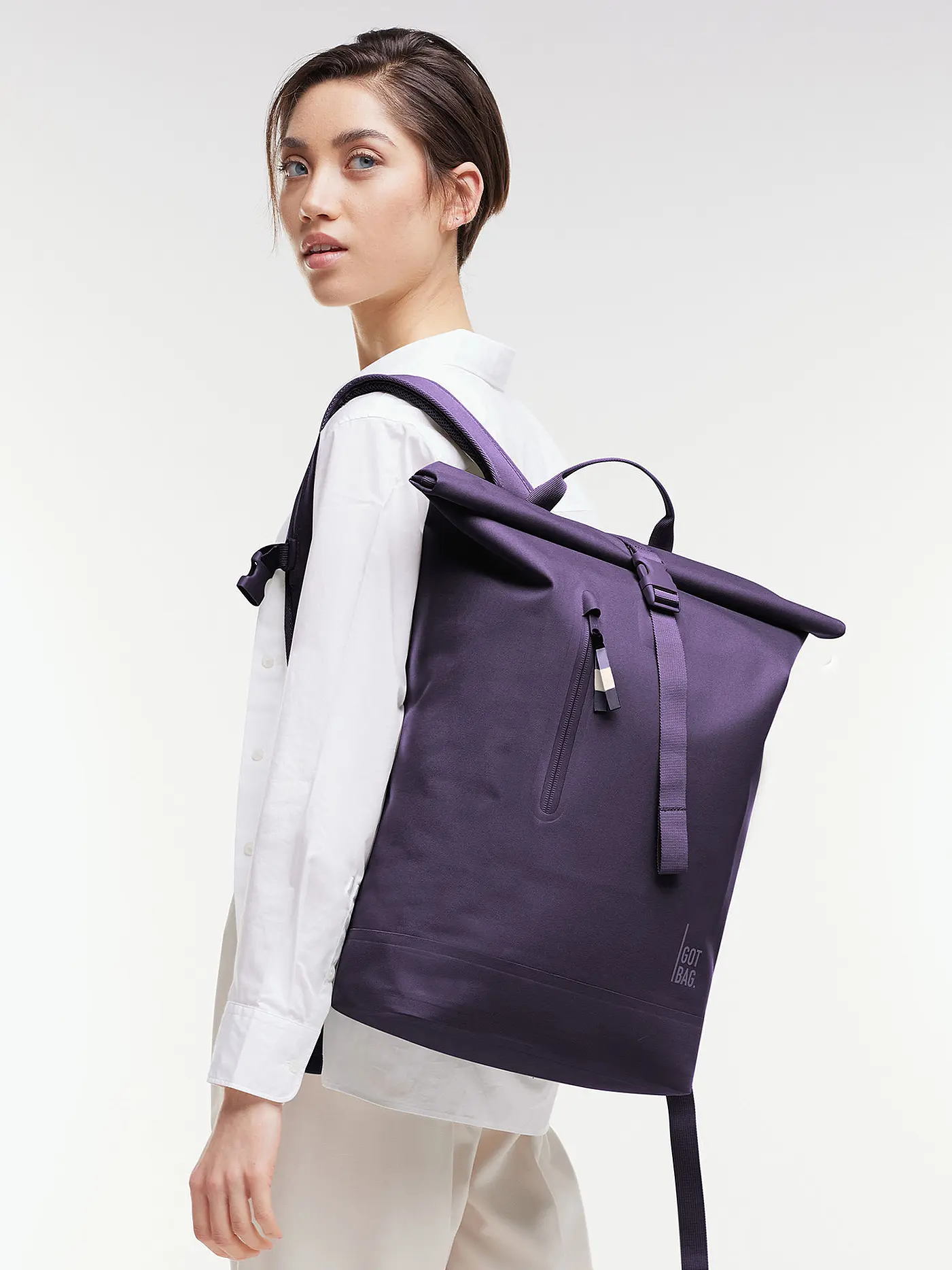 GOT BAG | Rucksack ROLLTOP LITE 2.0 MONOCHROME | lila